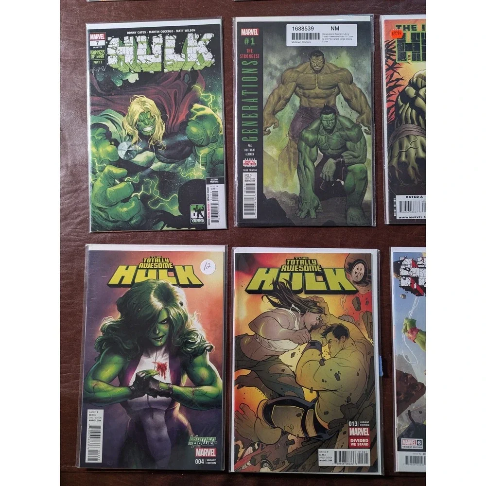 Hulk Variant Cover Comic Lot x24 Marvel Comics 2000s–2010s NM Range As Pictured - Picture 2 of 8